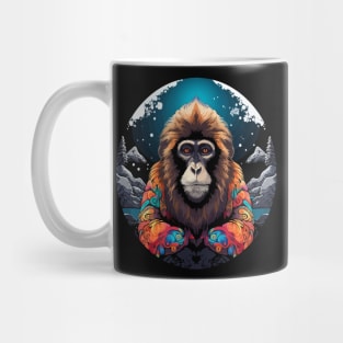 Snow Monkey Earth Day Mug